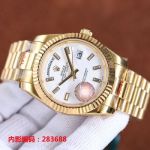 ROLEX Day-date Series 904L Yellow Gold Citizen Movement 40 mm Watch